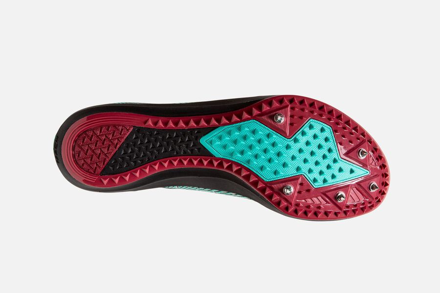 Brooks Mach 19 Spikes Loopschoenen Dames - Grijs/Zwart - 025614FXE